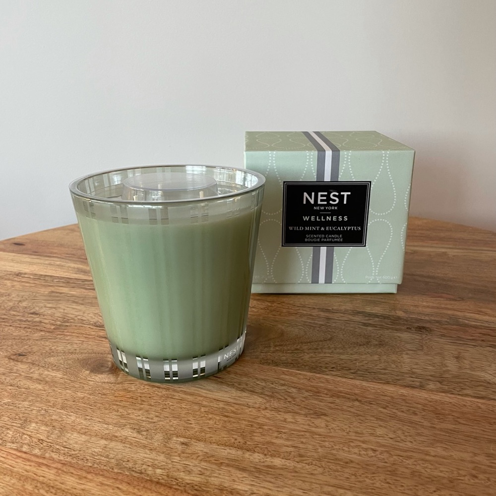 Nest Wild Mint and Eucalyptus 3 Wick Candle